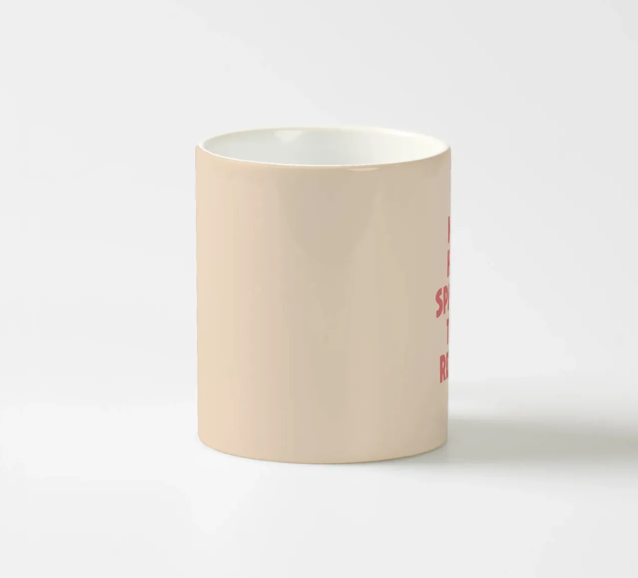 Spaghetti Funny Quote tazza in ceramica da Paigaam Studio