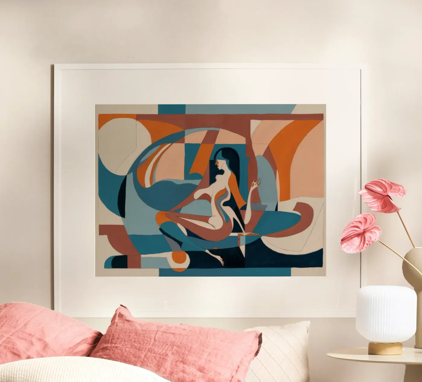 Dynamic Artistic Flow poster by Crimson Whisper