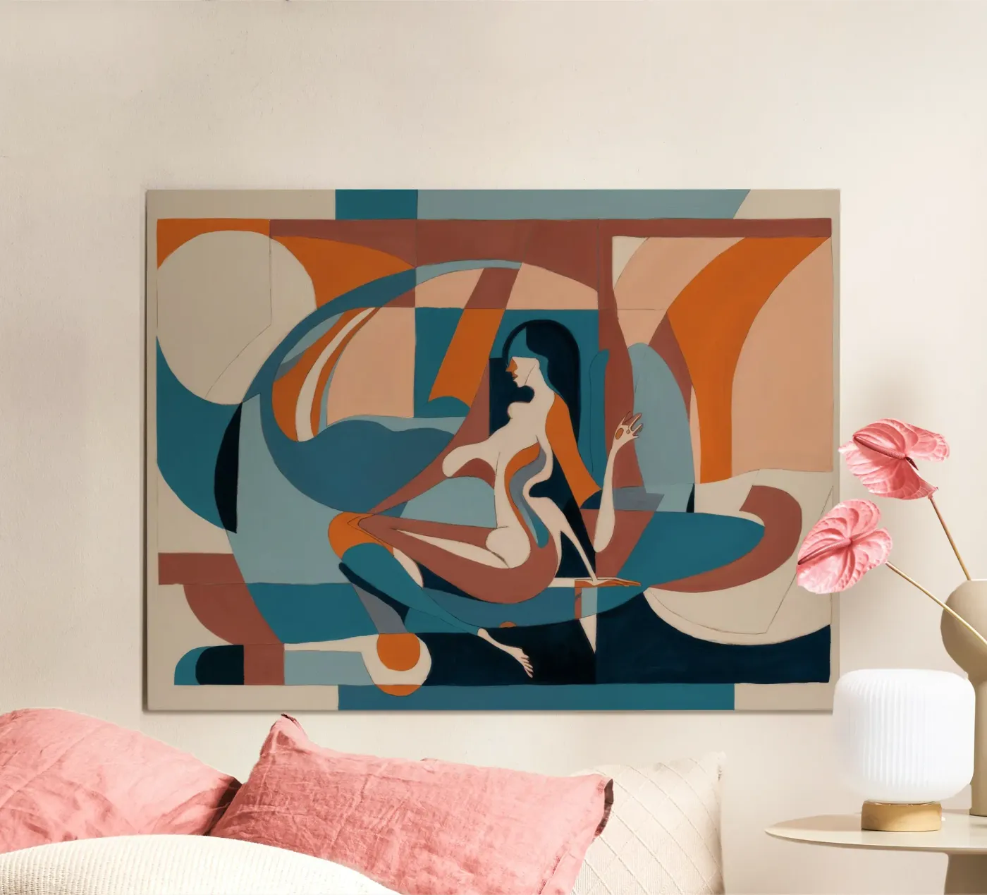 Dynamic Artistic Flow poster by Crimson Whisper