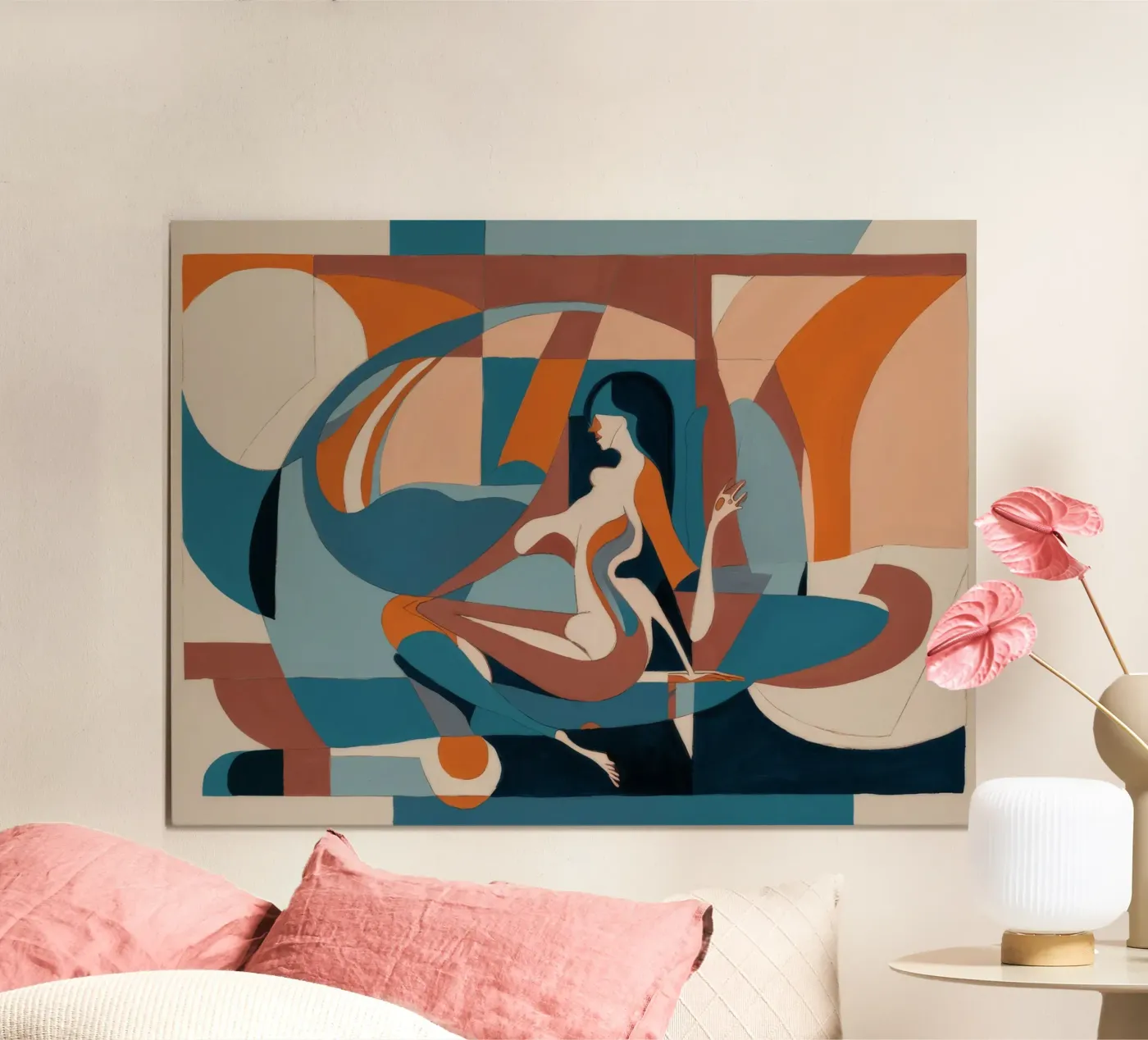 Dynamic Artistic Flow poster by Crimson Whisper