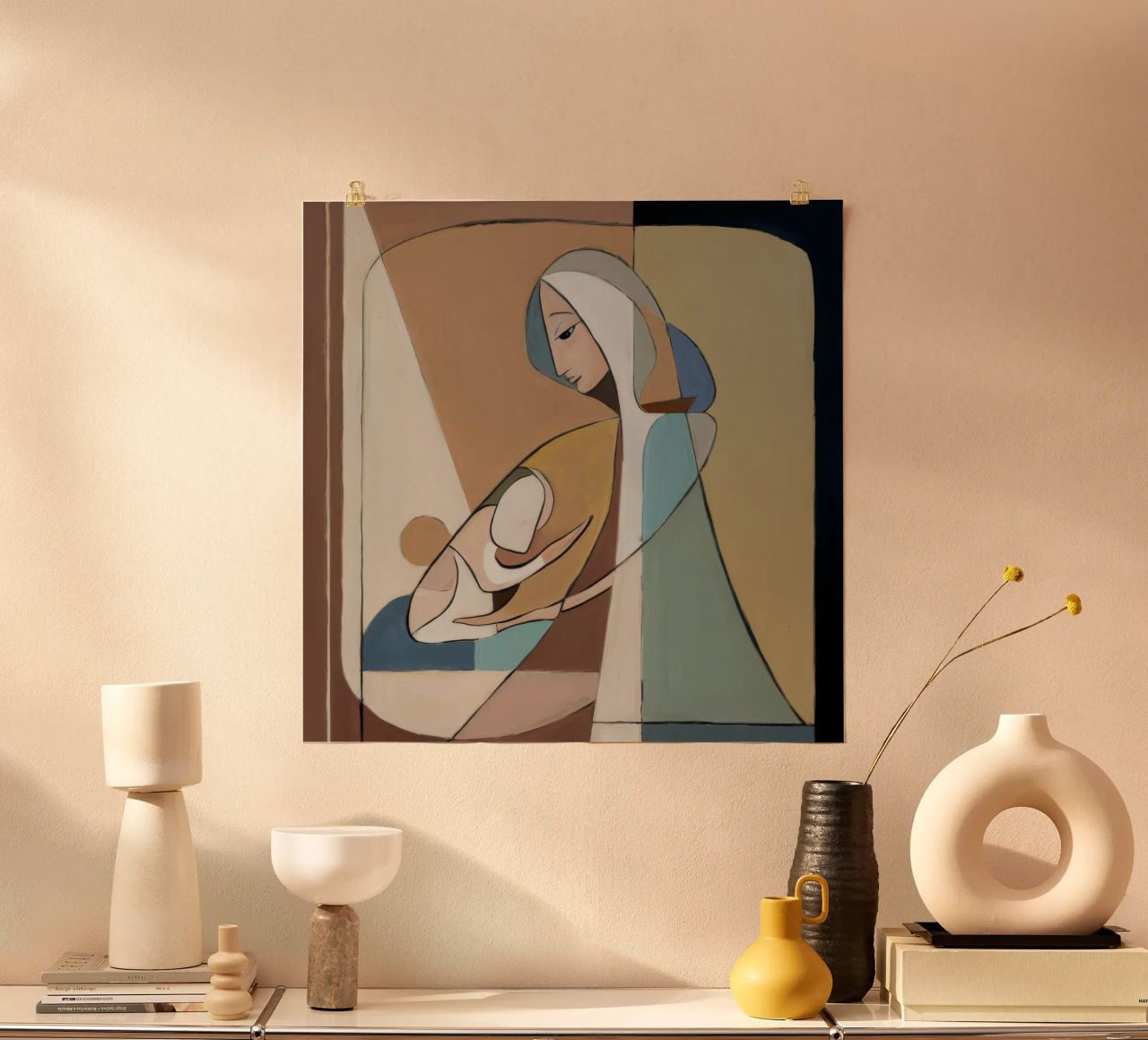 La grâce artistique maternelle poster de Crimson Whisper