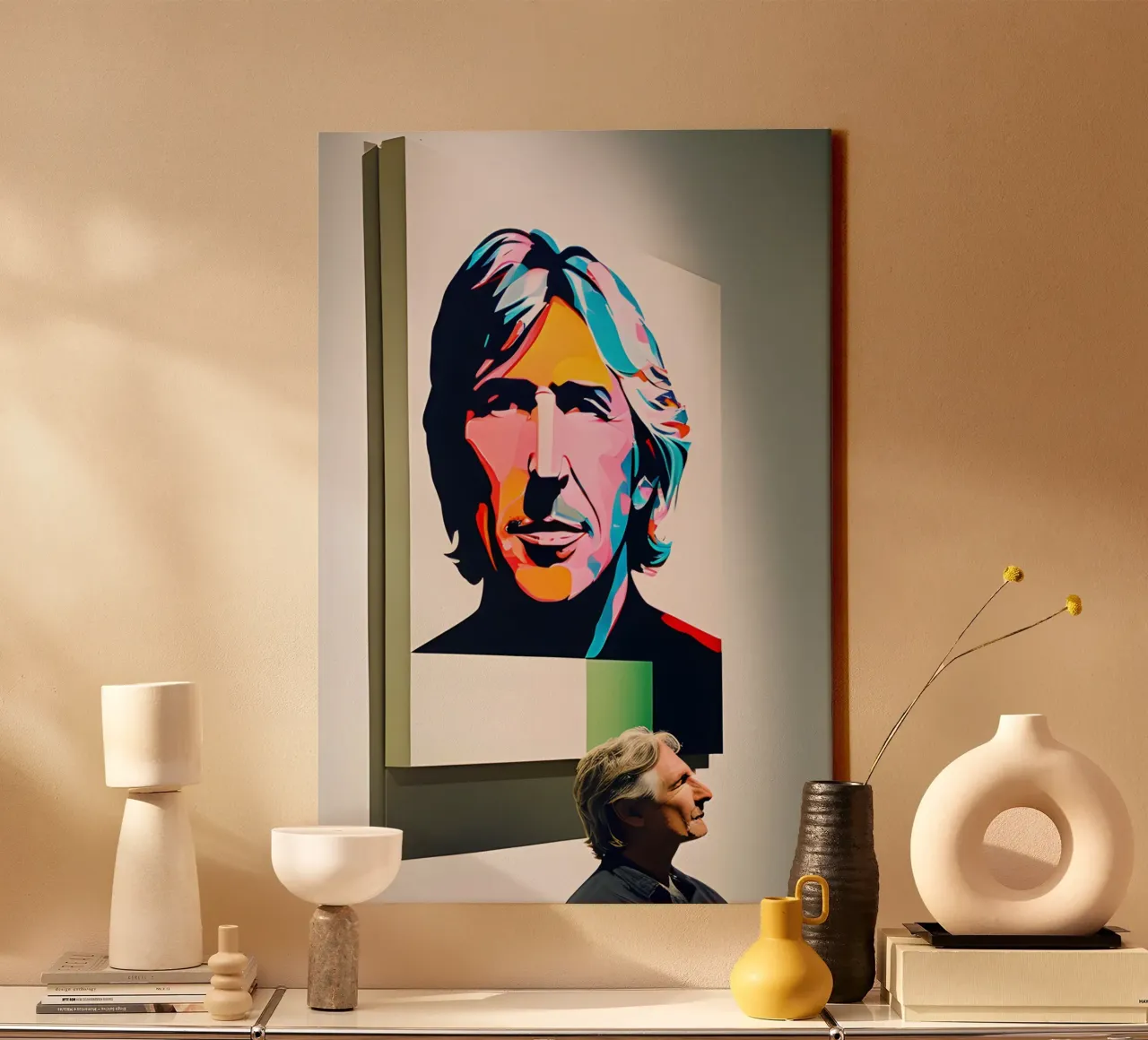 The Wall Roger Waters tela con Cornice a cassetta da kosinsart.gallery