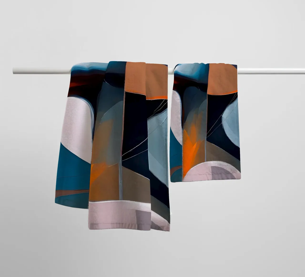 Abstrakt Lady 1 towel by kosinsart.gallery