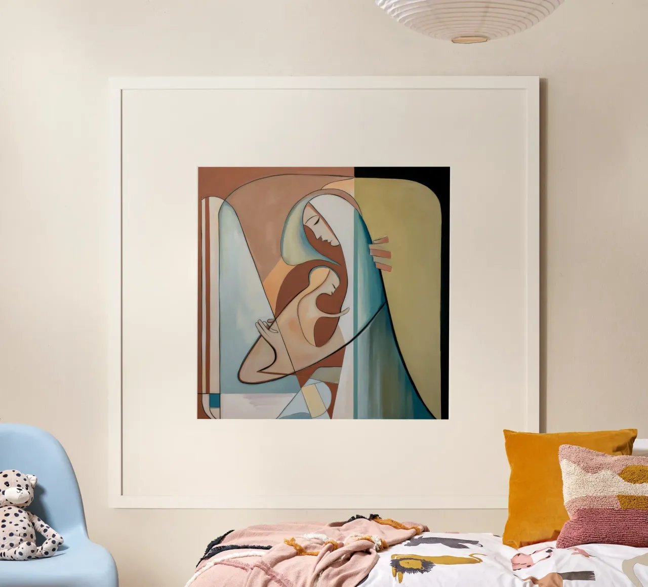 Sereno riflesso artistico poster da Crimson Whisper