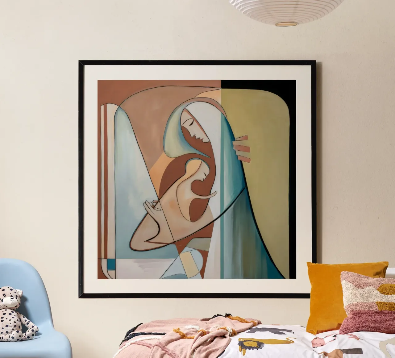 Sereno riflesso artistico poster da Crimson Whisper