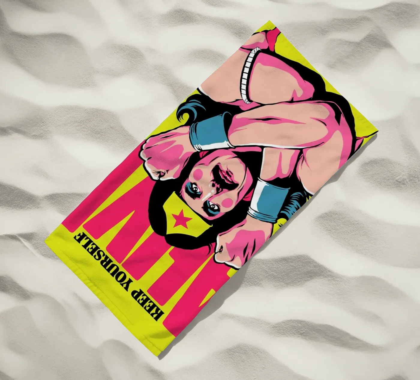 Alive beach towel by Butcher Billy
