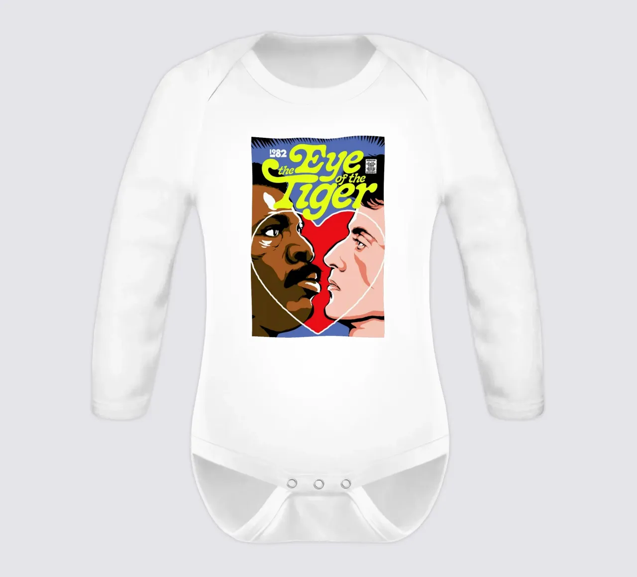 Eye-of-the-tiger body neonato maniche lunghe da Butcher Billy