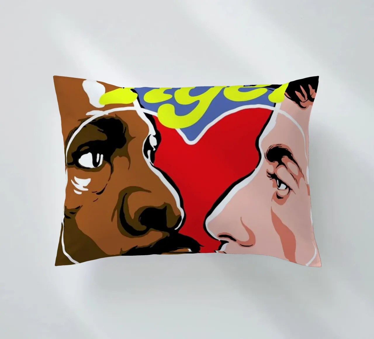 Eye-of-the-tiger decorative cushion by Butcher Billy