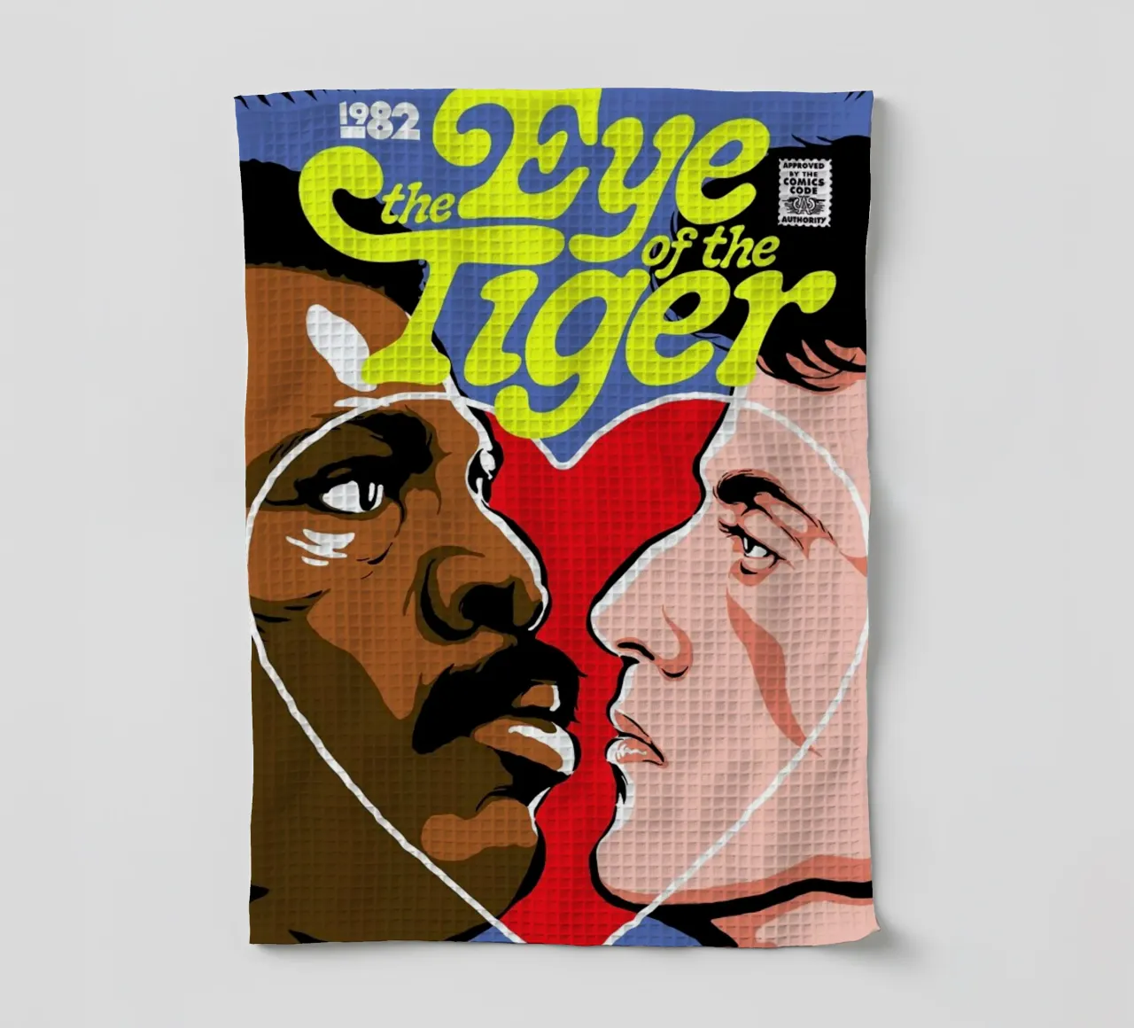 Eye-of-the-tiger tea towel by Butcher Billy