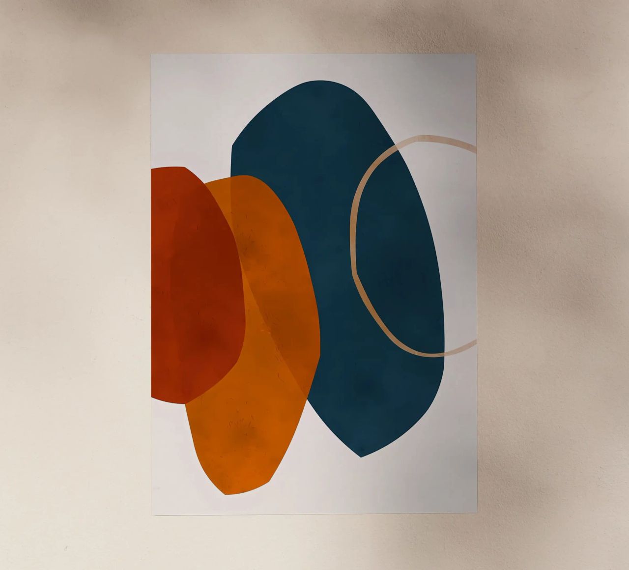 forme geometriche sovrapposte composizione astratta colore cont pellicola backlit da Janine P McGuire