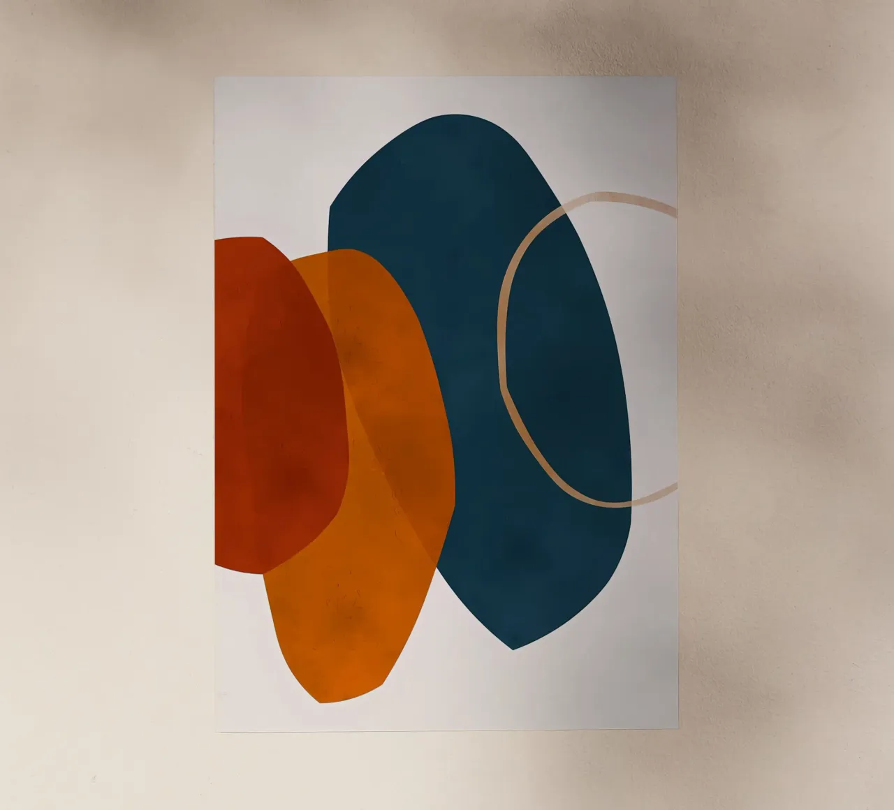 forme geometriche sovrapposte composizione astratta colore cont pellicola backlit da Janine P McGuire