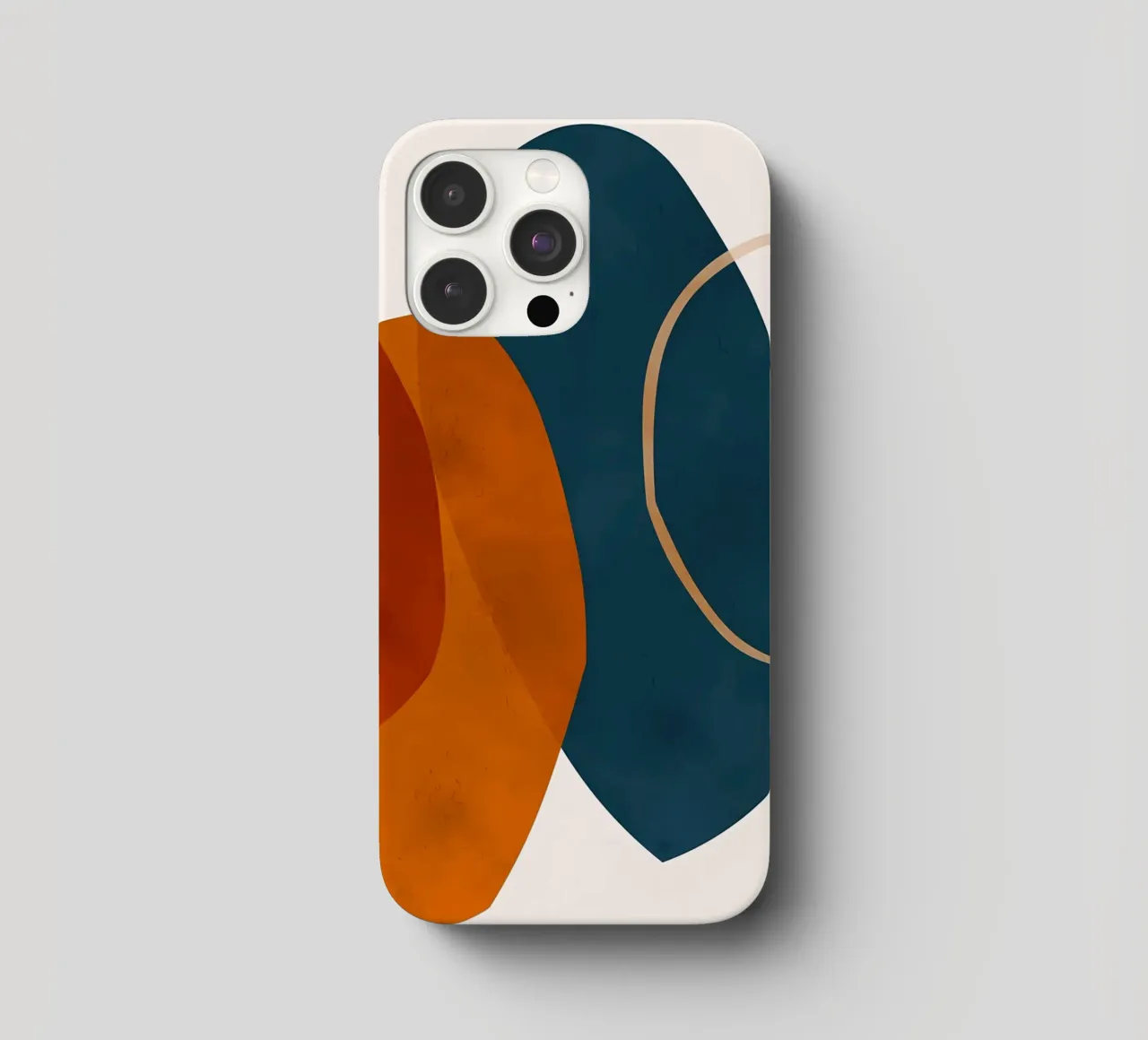 forme geometriche sovrapposte composizione astratta colore cont cover iphone da Janine P McGuire