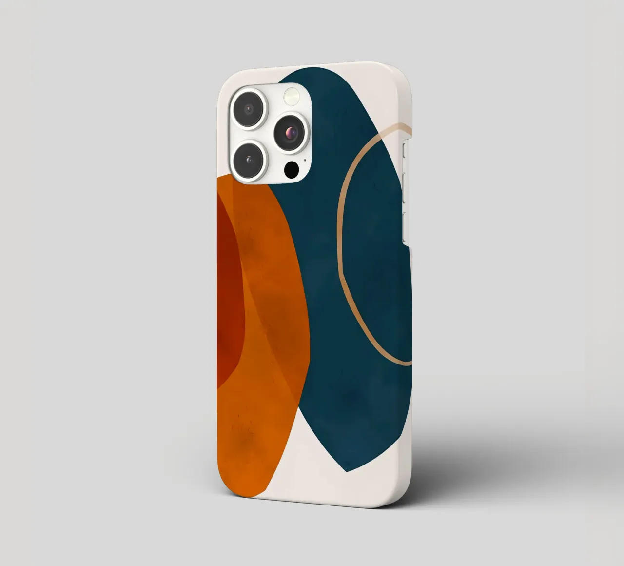 forme geometriche sovrapposte composizione astratta colore cont cover iphone da Janine P McGuire