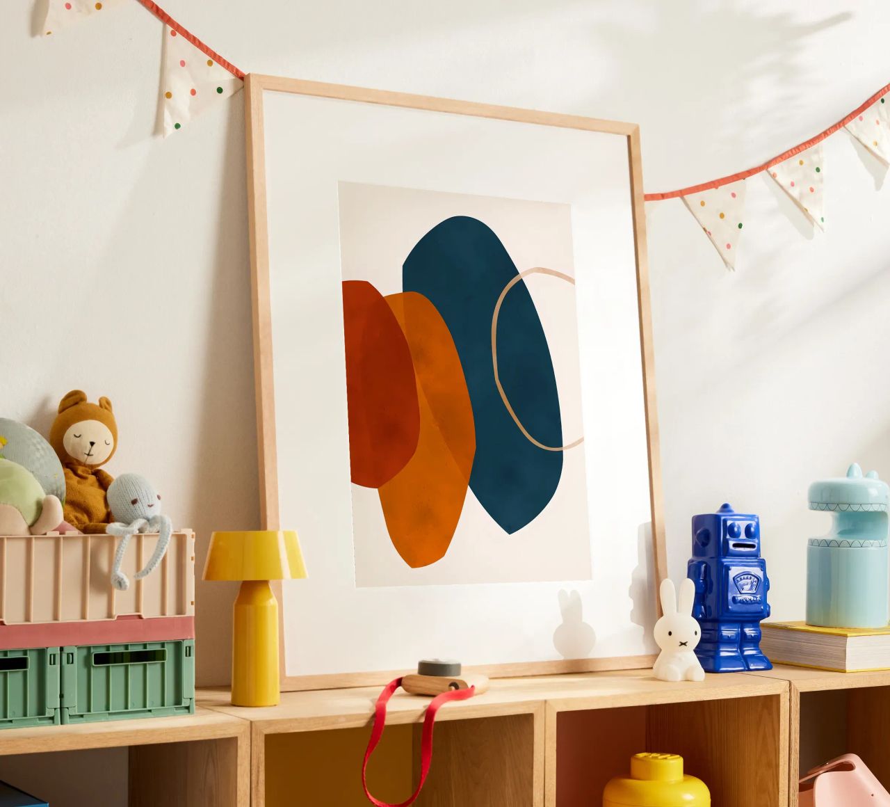 forme geometriche sovrapposte composizione astratta colore cont carta hahnemühle da Janine P McGuire