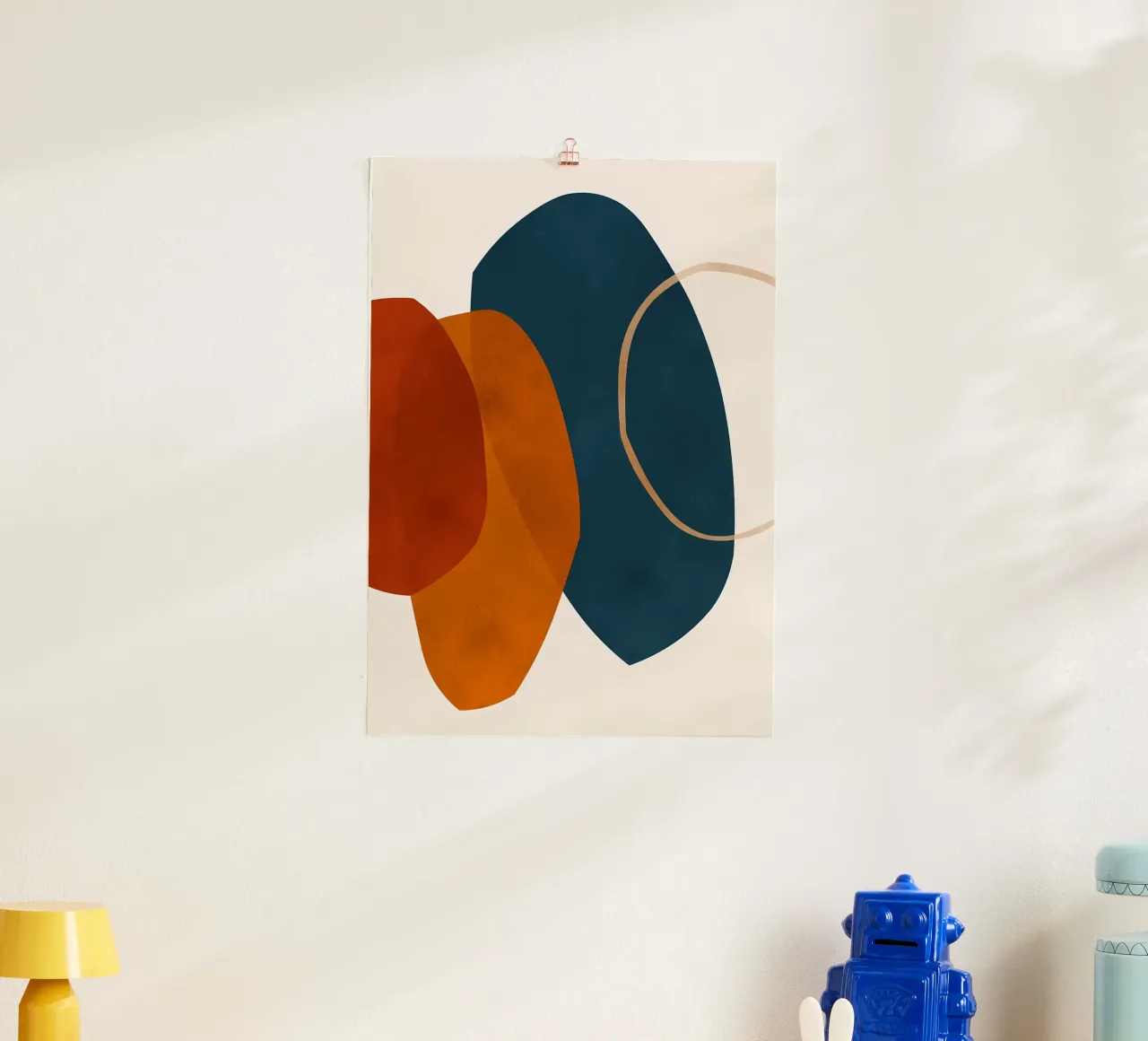 formes géométriques se chevauchant composition abstraite couleur cont hahnemühle de Janine P McGuire