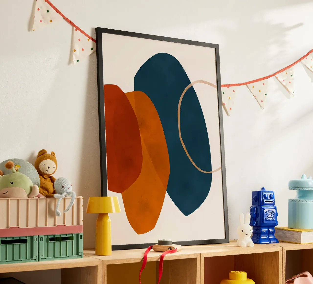 formes géométriques se chevauchant composition abstraite couleur cont hahnemühle de Janine P McGuire