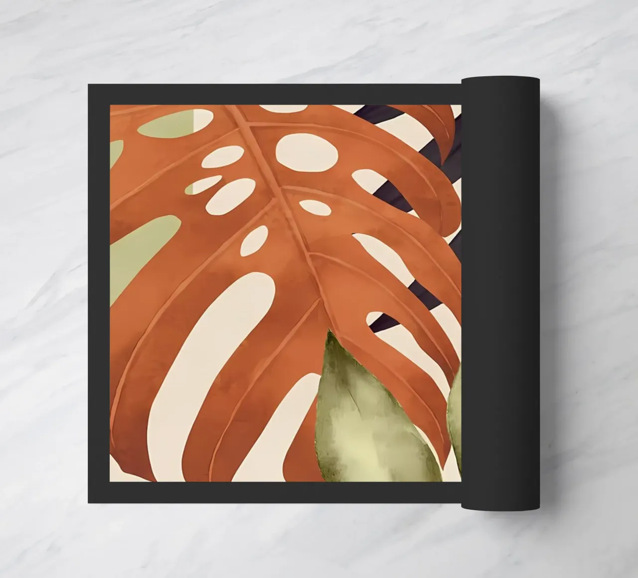 foglie natura tropicale pianta fogliame botanico zerbino da Janine P McGuire