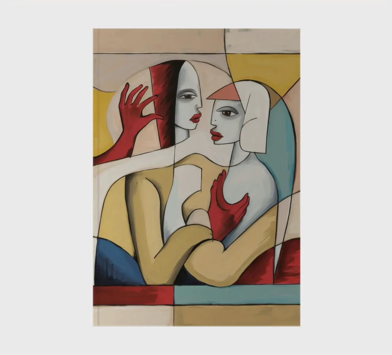 Tender Artistic Affection notebook by Crimson Whisper