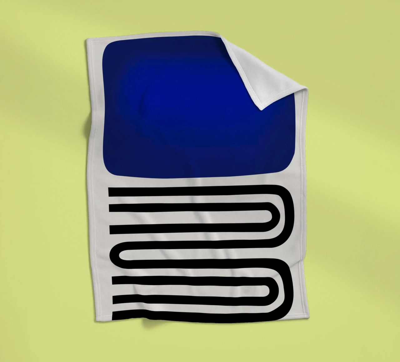 Fuori dal blu coperta in pile da Fox & Velvet