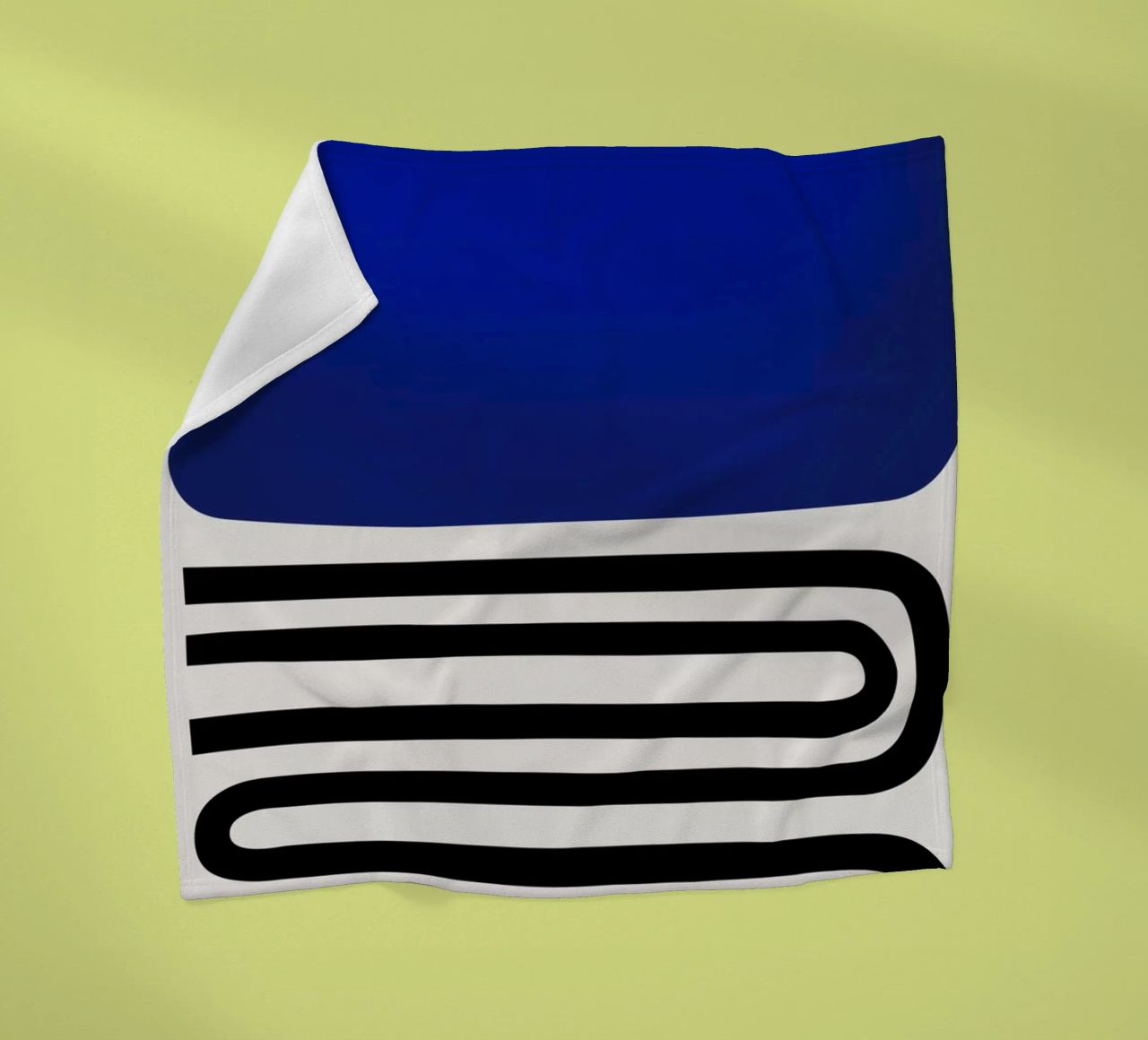 Fuori dal blu coperta in pile da Fox & Velvet