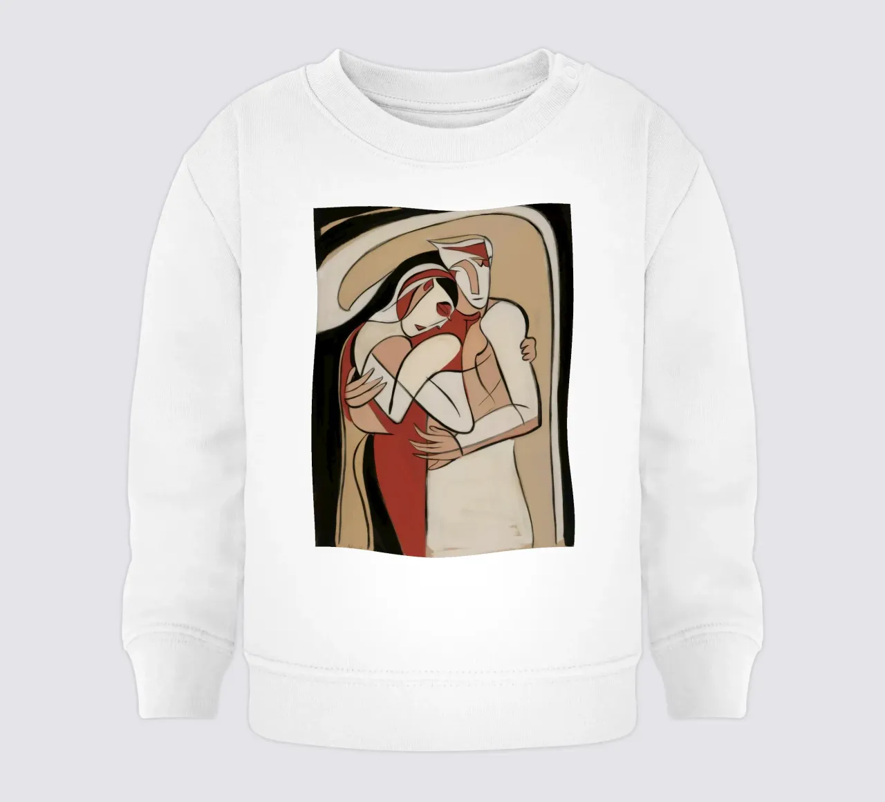 Fusione artistica emozionale felpa neonato da Crimson Whisper
