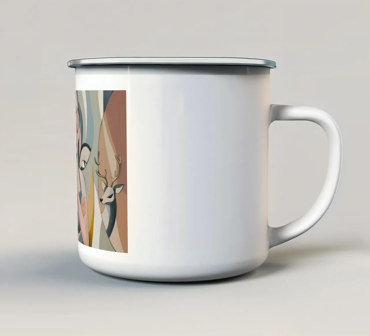 Armonia serena tazza in smalto da Crimson Whisper