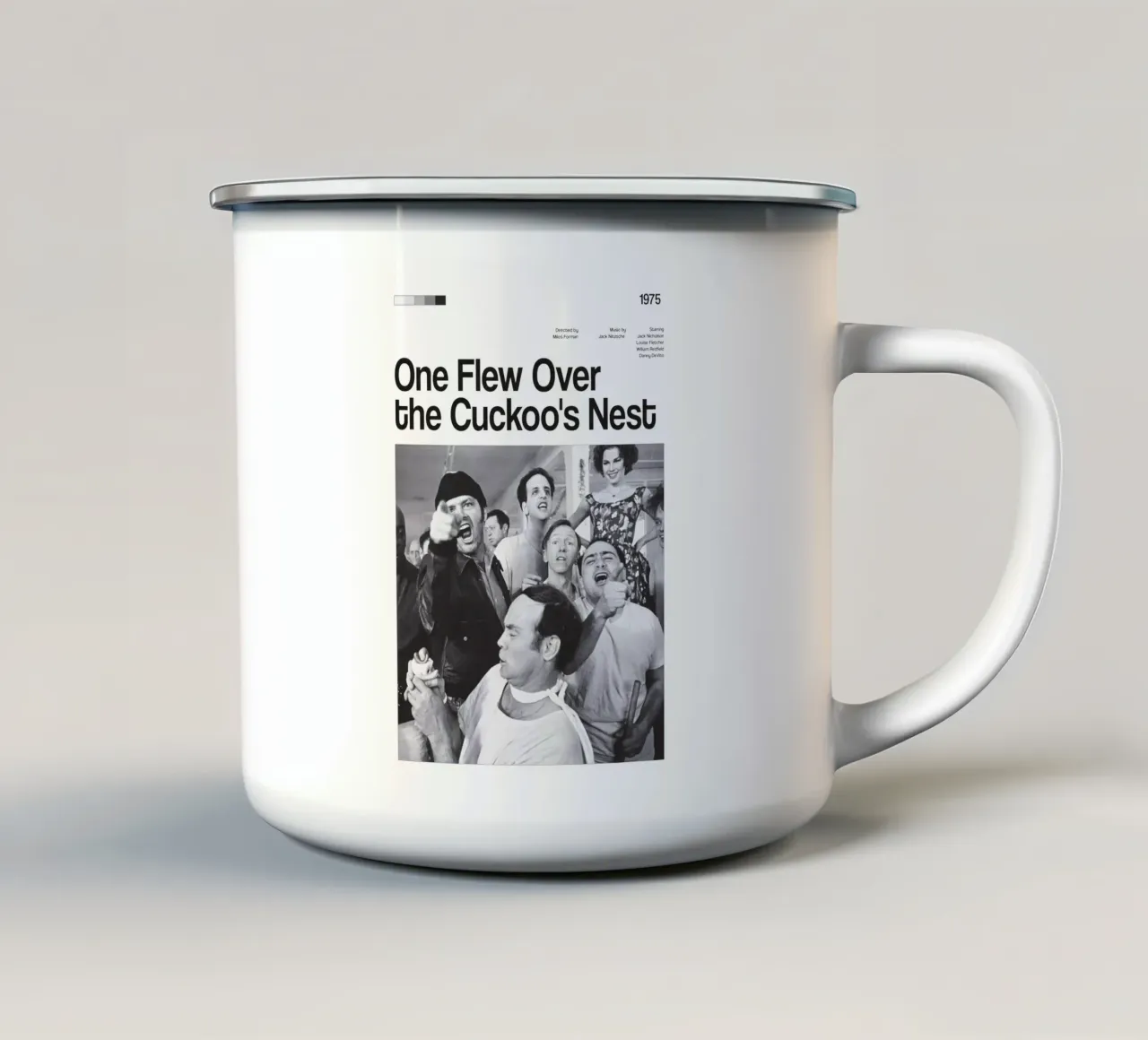 One Flew Over the Cuckoo's Nest emaille mok van The Movie Wall