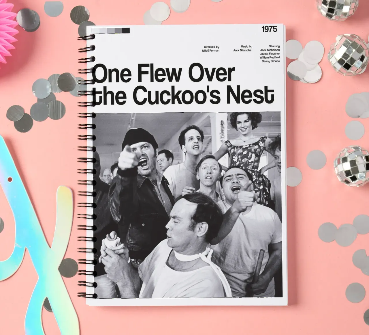 One Flew Over the Cuckoo's Nest spiral notebook by 🎞 The Movie Wall