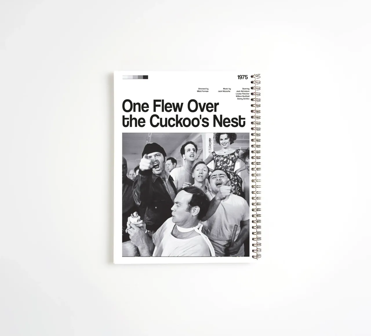 One Flew Over the Cuckoo's Nest spiral notebook by 🎞 The Movie Wall
