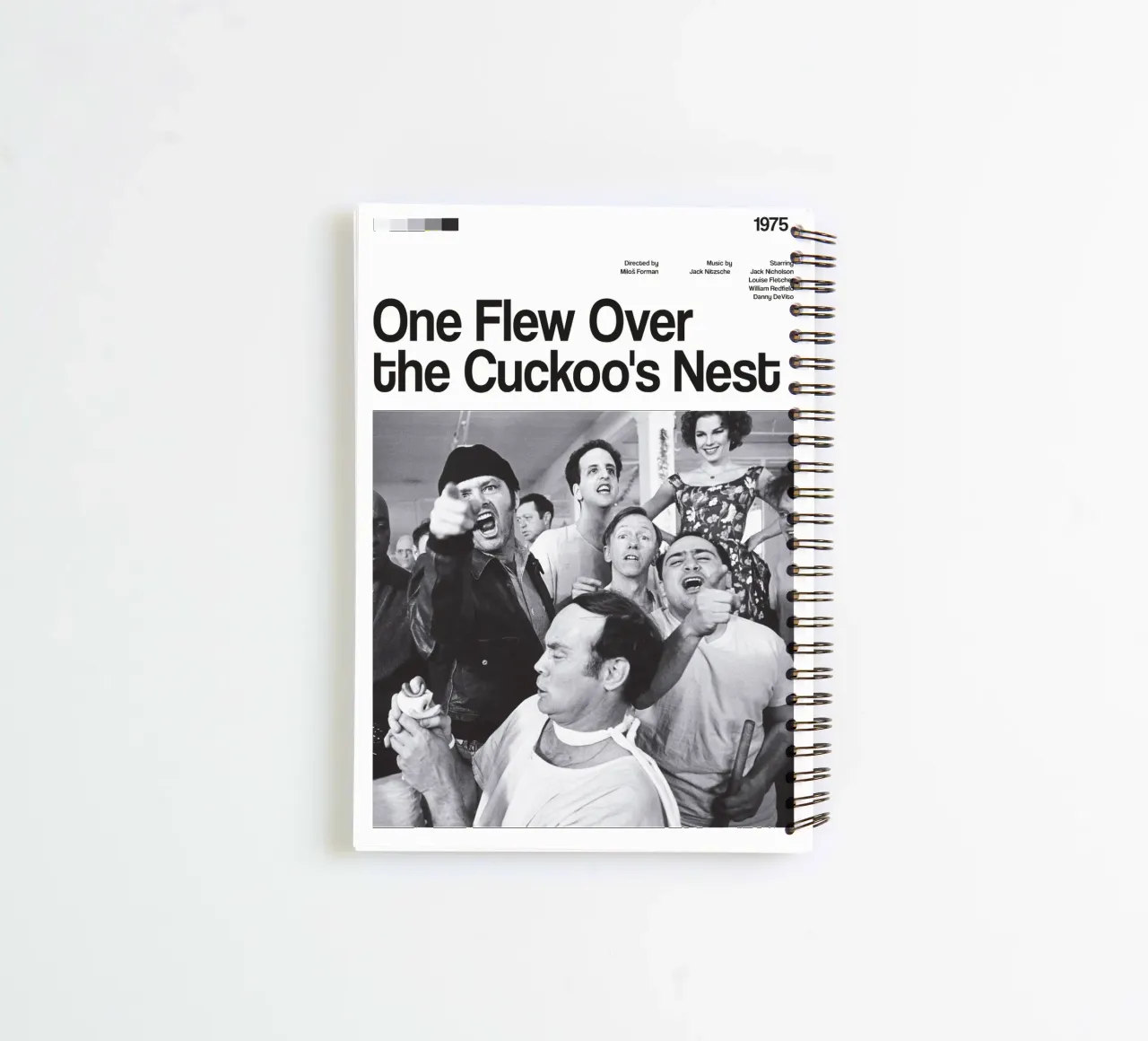 One Flew Over the Cuckoo's Nest spiral notebook by 🎞 The Movie Wall