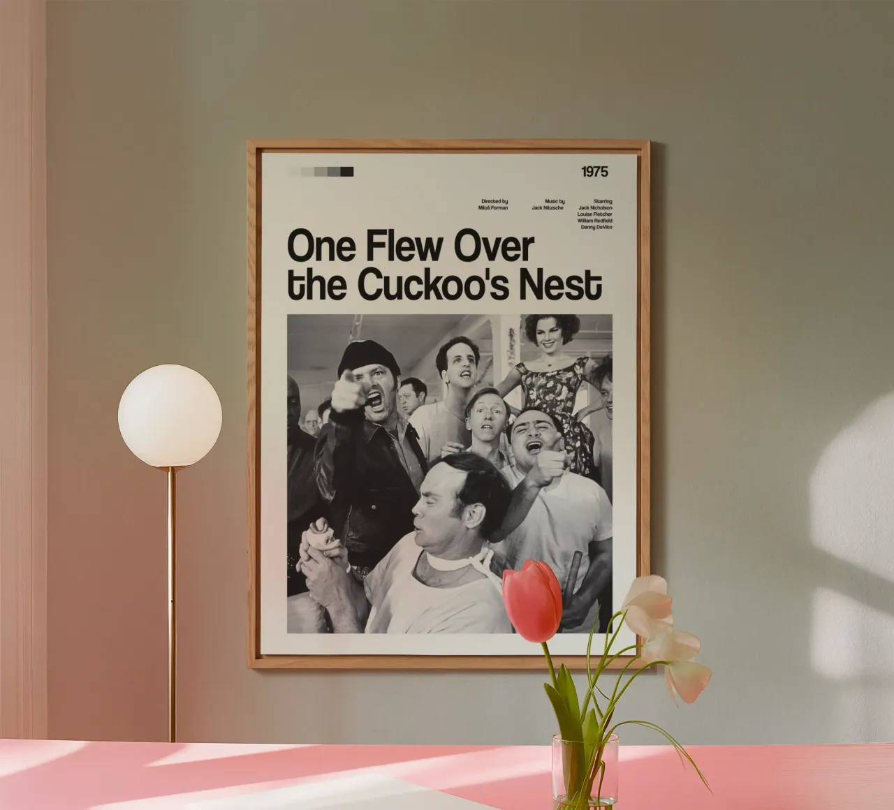 One Flew Over the Cuckoo's Nest alu-dibond by 🎞 The Movie Wall