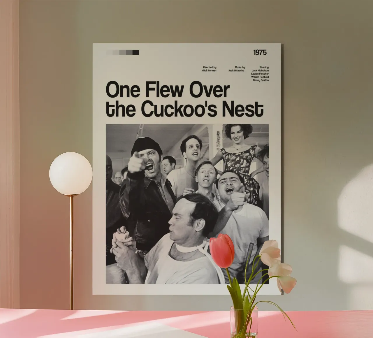 One Flew Over the Cuckoo's Nest alu-dibond by 🎞 The Movie Wall