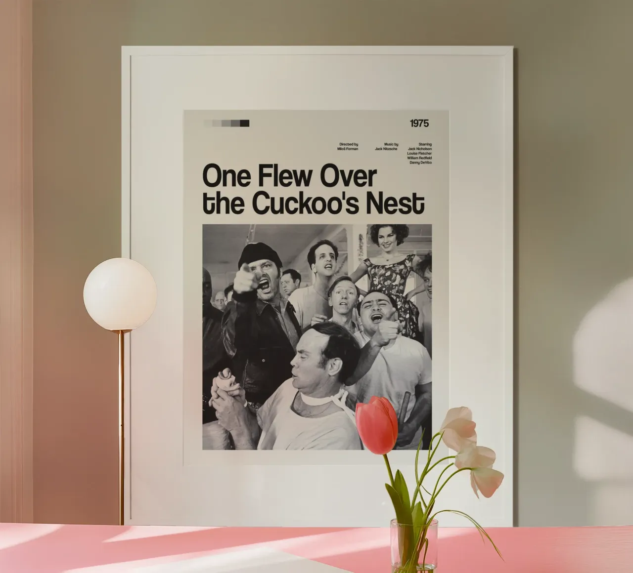 Un volo sul nido del cuculo poster con telaio in plastica da 🎞 The Movie Wall