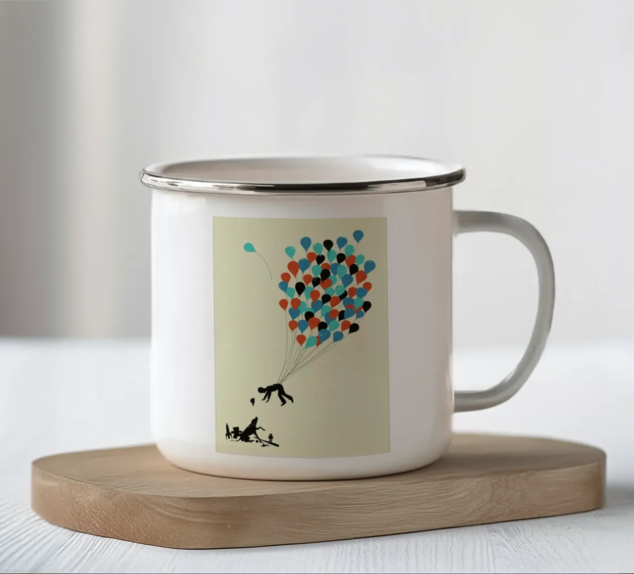 Growing Up tazza in smalto da Jay Fleck