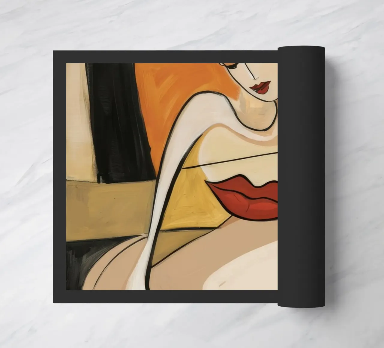 Contemplative Grace doormat by Crimson Whisper