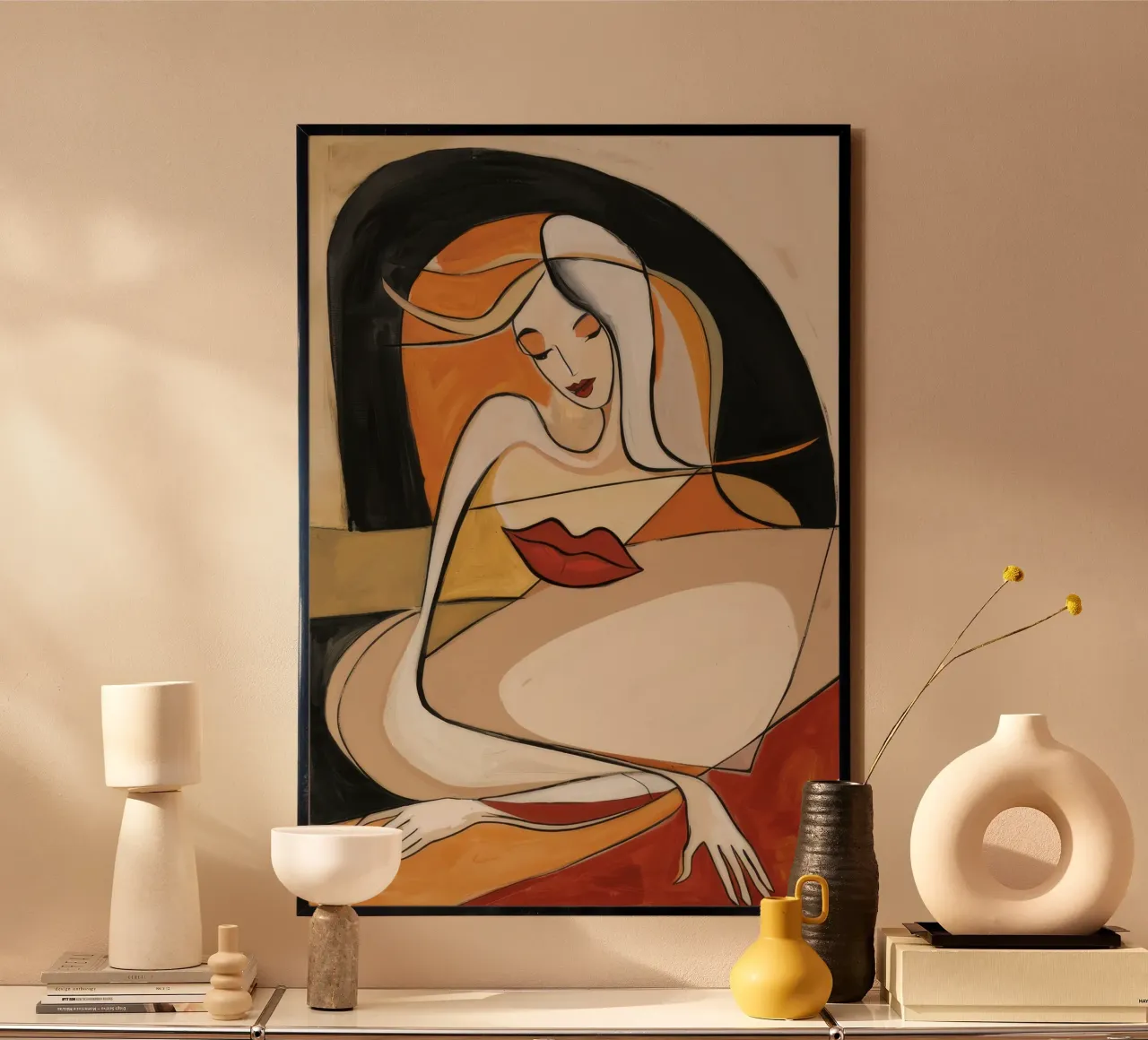 Contemplative Grace poster by Crimson Whisper