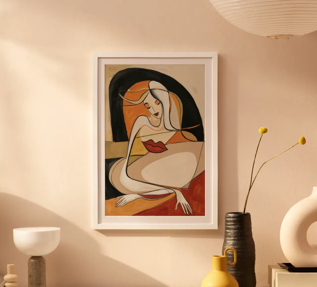 Contemplative Grace poster by Crimson Whisper