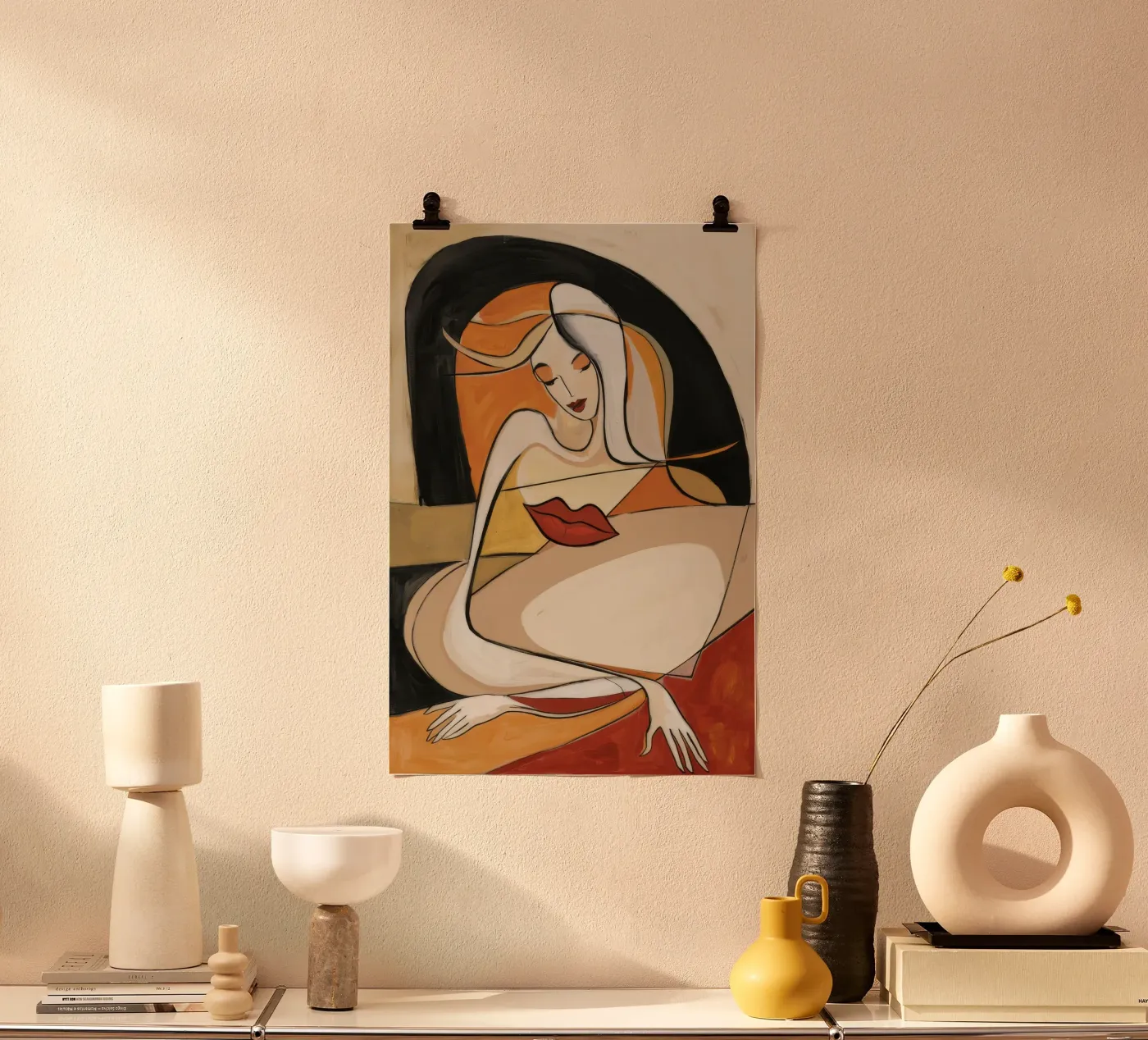 Contemplative Grace poster by Crimson Whisper
