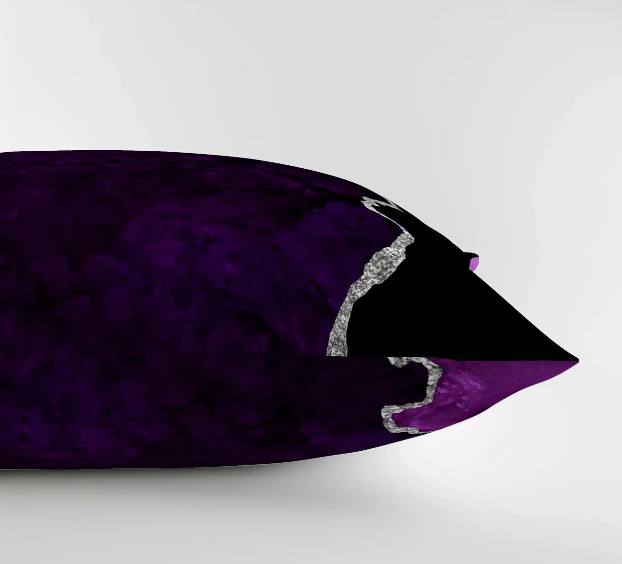 Agata viola e argento Texture 01 cuscino da Gemstone Textures