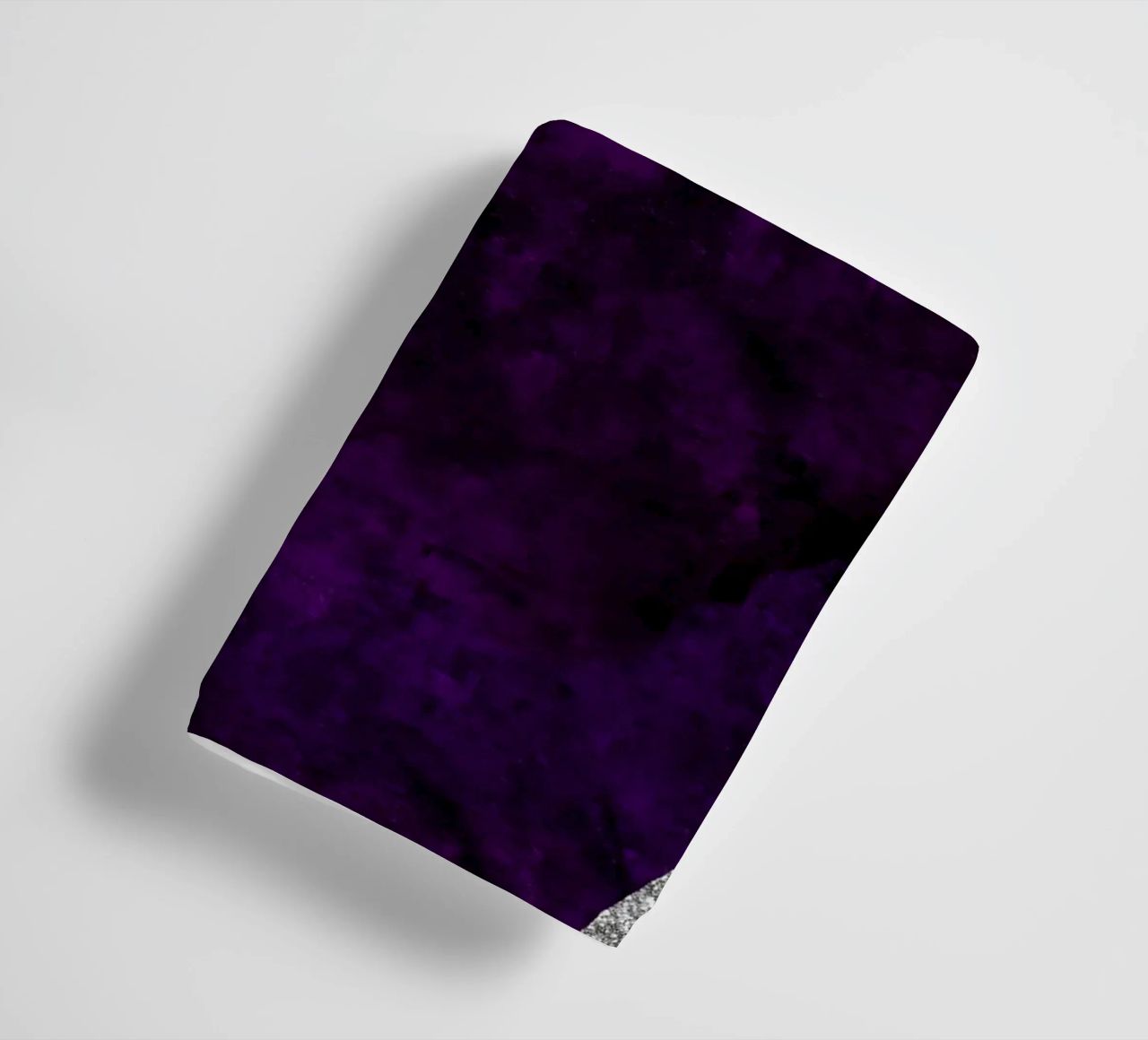Agata viola e argento Texture 01 asciugamano da bagno da Gemstone Textures
