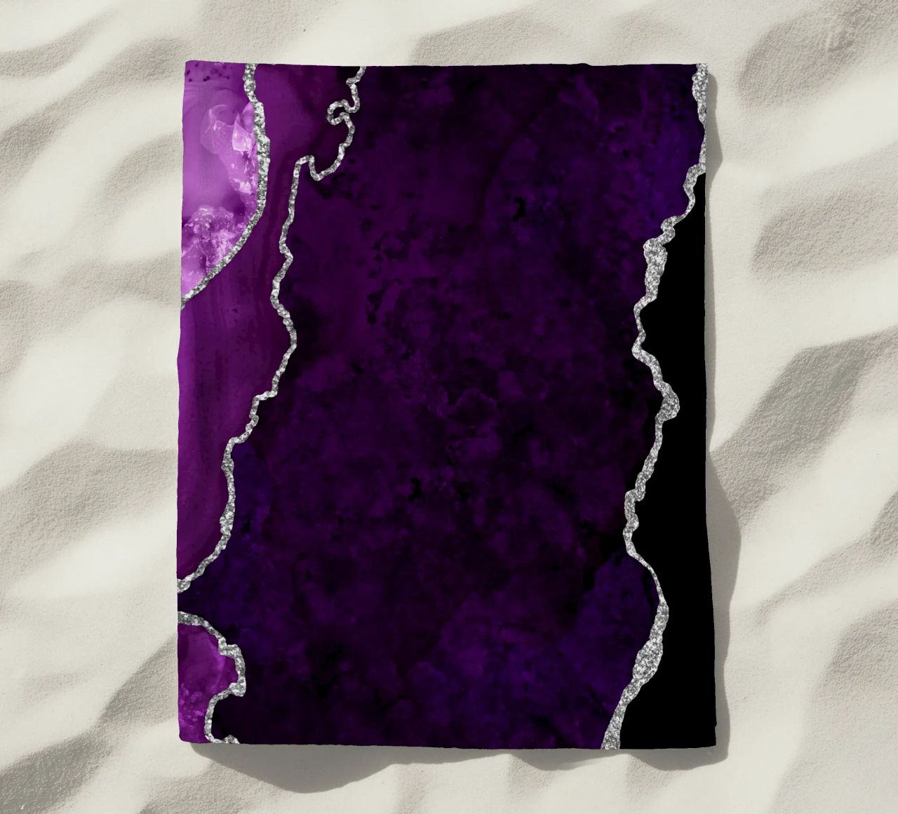 Agata viola e argento Texture 01 telo mare da Gemstone Textures