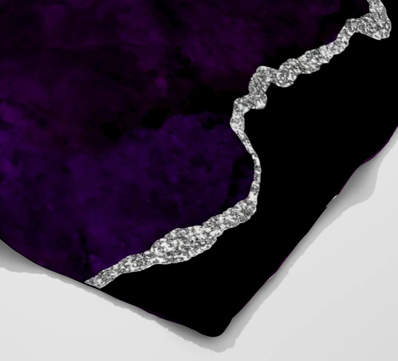 Agata viola e argento Texture 01 coperta in pile da Gemstone Textures