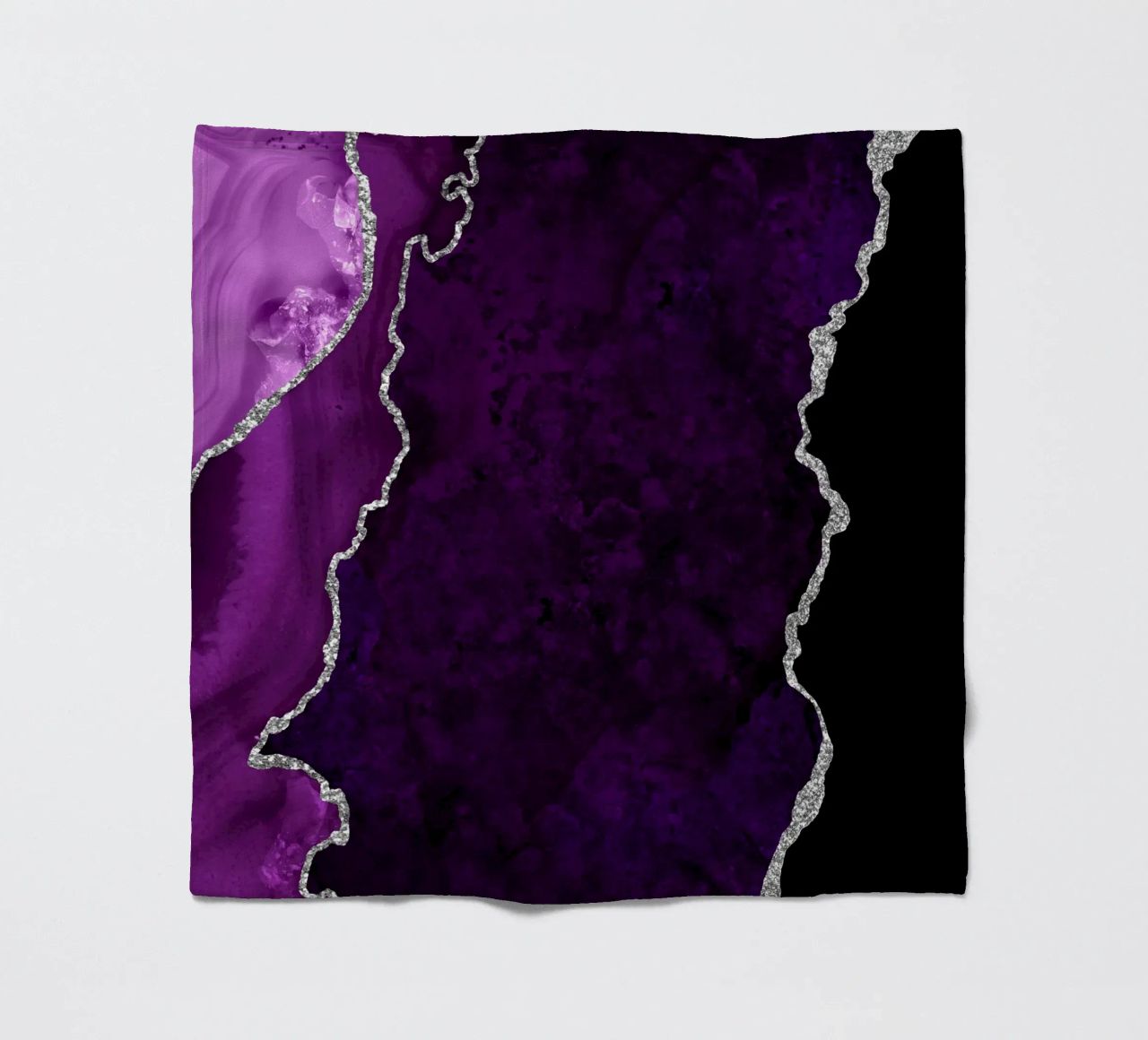 Agata viola e argento Texture 01 coperta in pile da Gemstone Textures