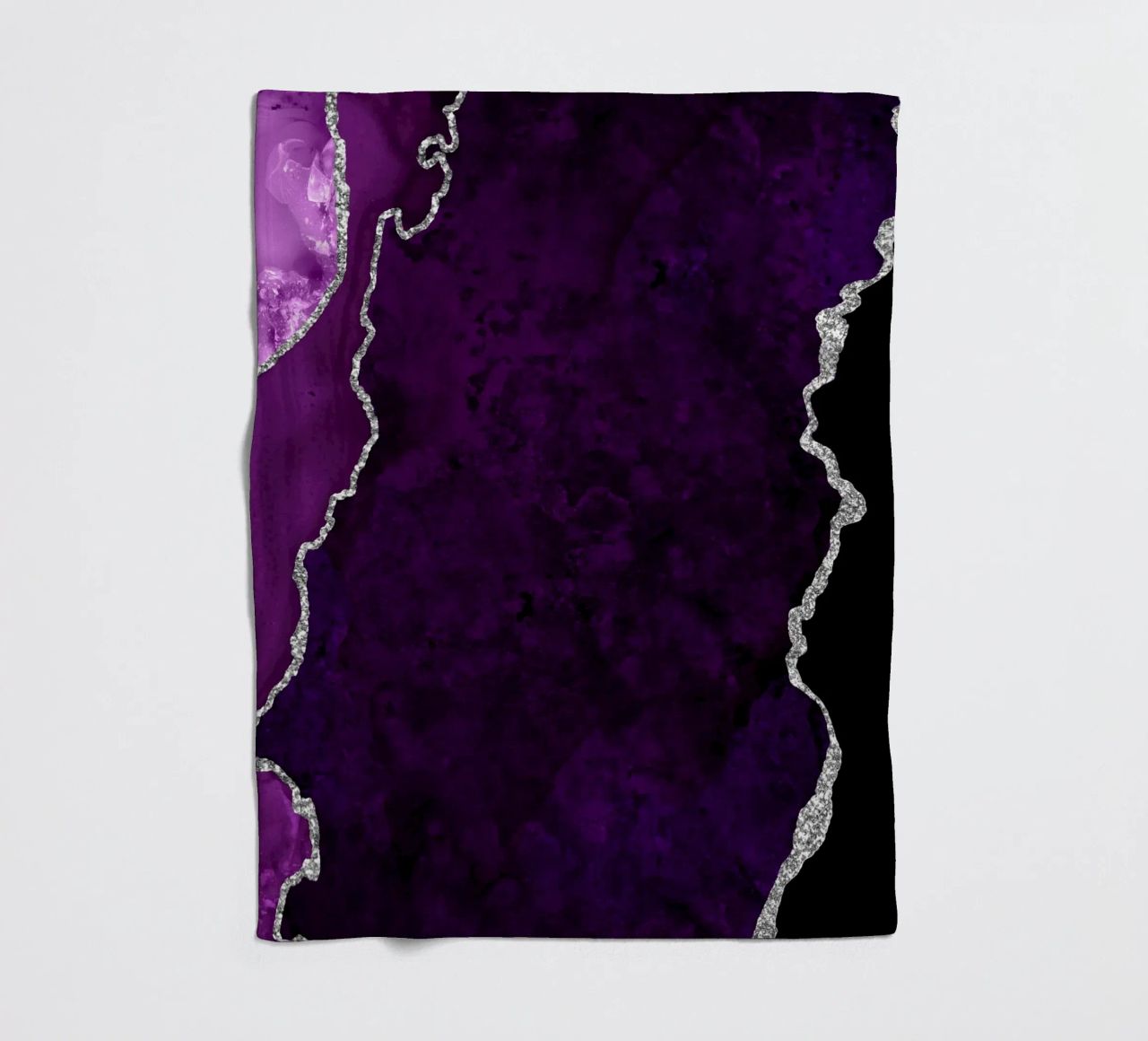 Agata viola e argento Texture 01 coperta in pile da Gemstone Textures