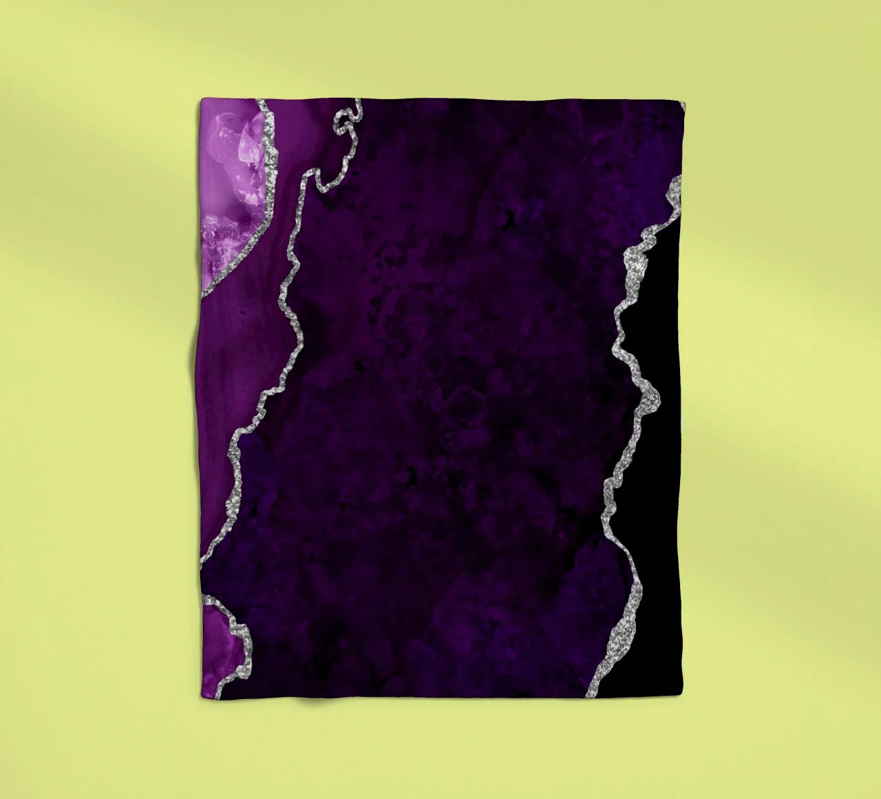 Agata viola e argento Texture 01 coperta in pile da Gemstone Textures