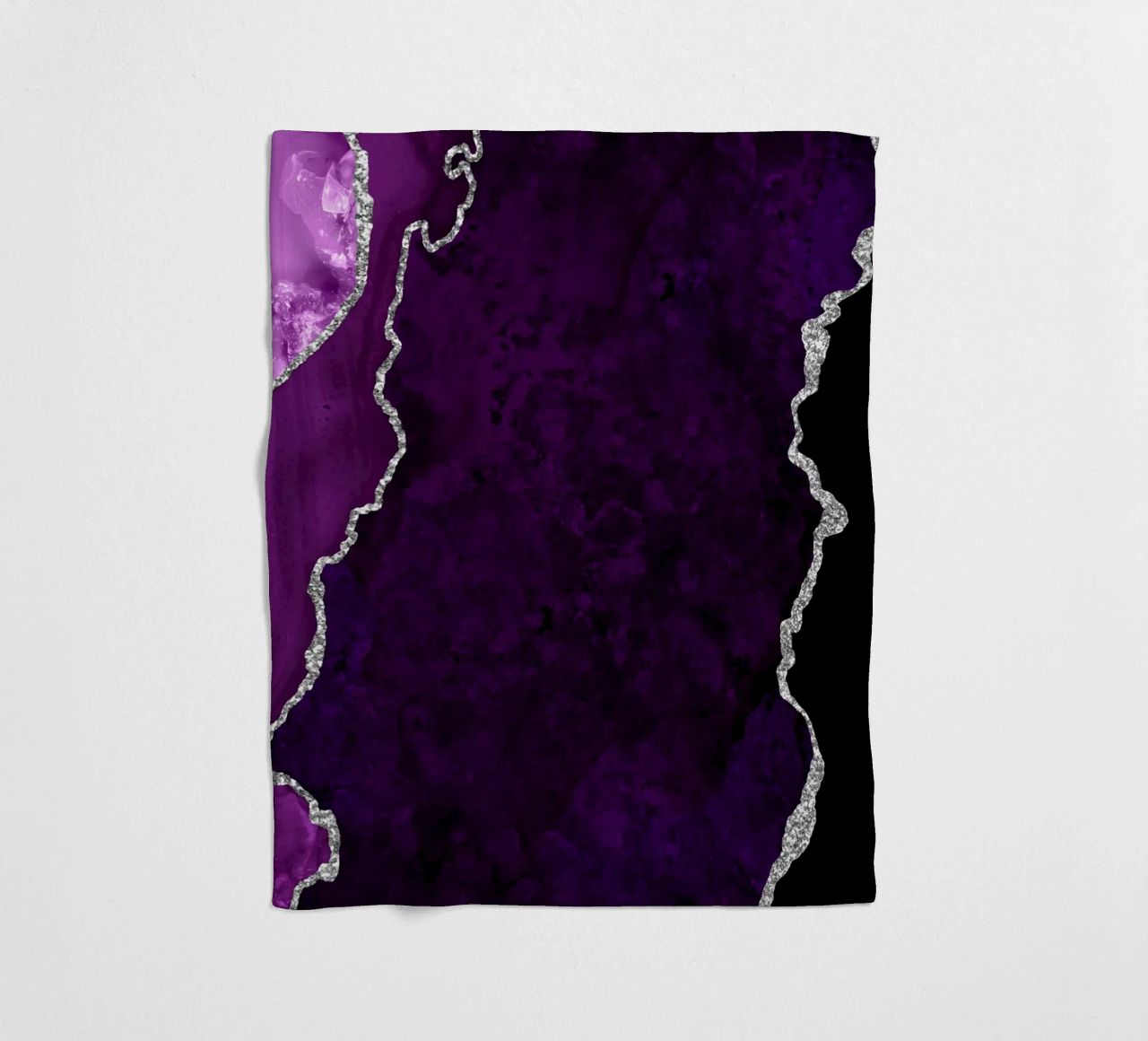 Agata viola e argento Texture 01 coperta in pile da Gemstone Textures