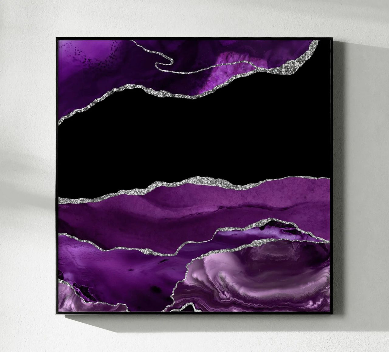 Agata viola e argento Texture 02 plexiglass da Gemstone Textures