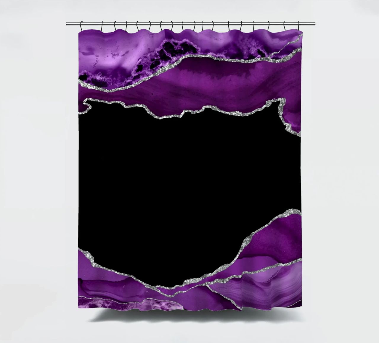 Agata viola e argento Texture 03 tenda da doccia da Gemstone Textures