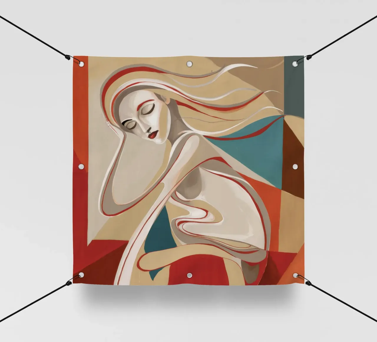Flusso etereo telo in pvc da Crimson Whisper