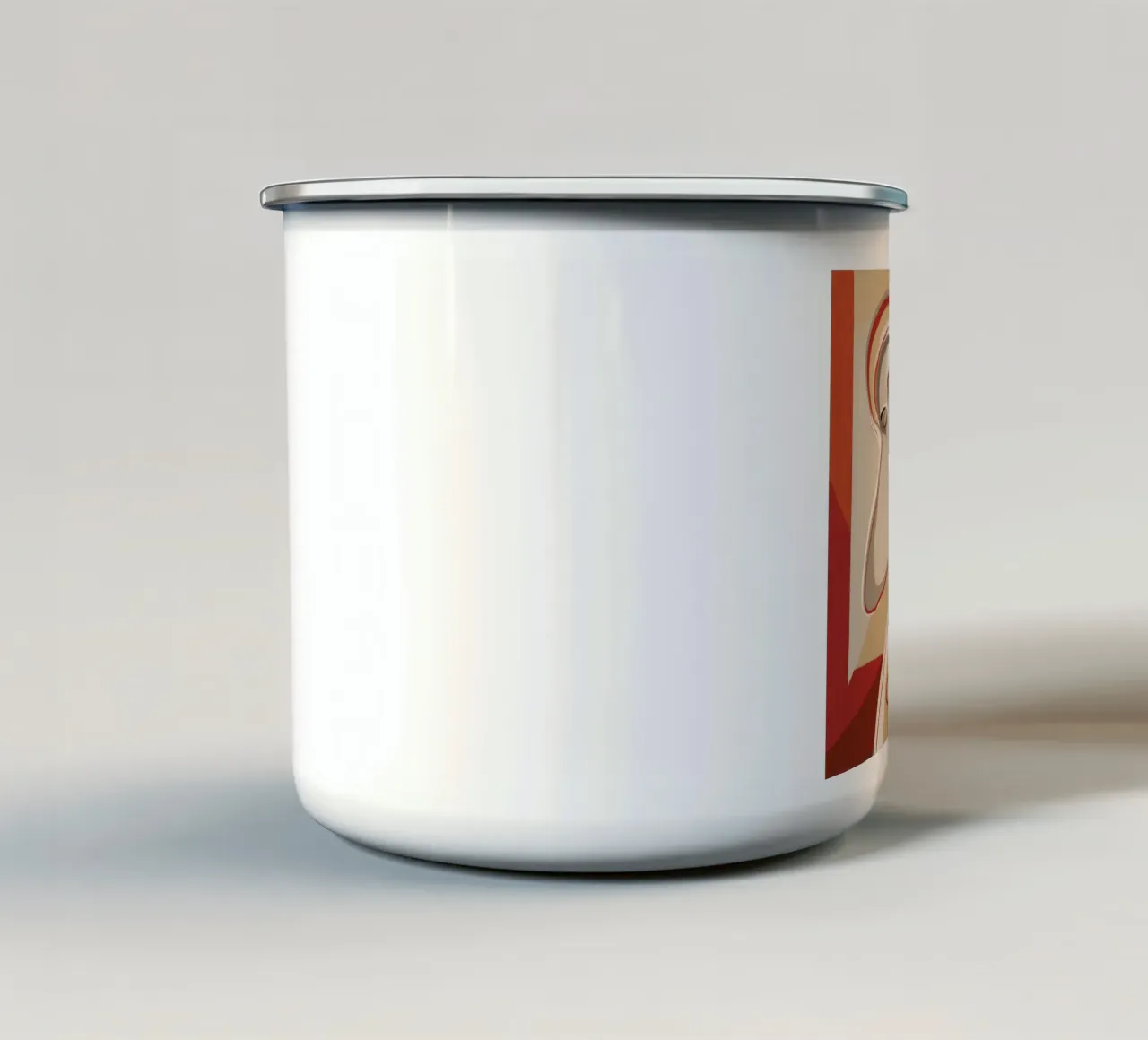 Flusso etereo tazza in smalto da Crimson Whisper